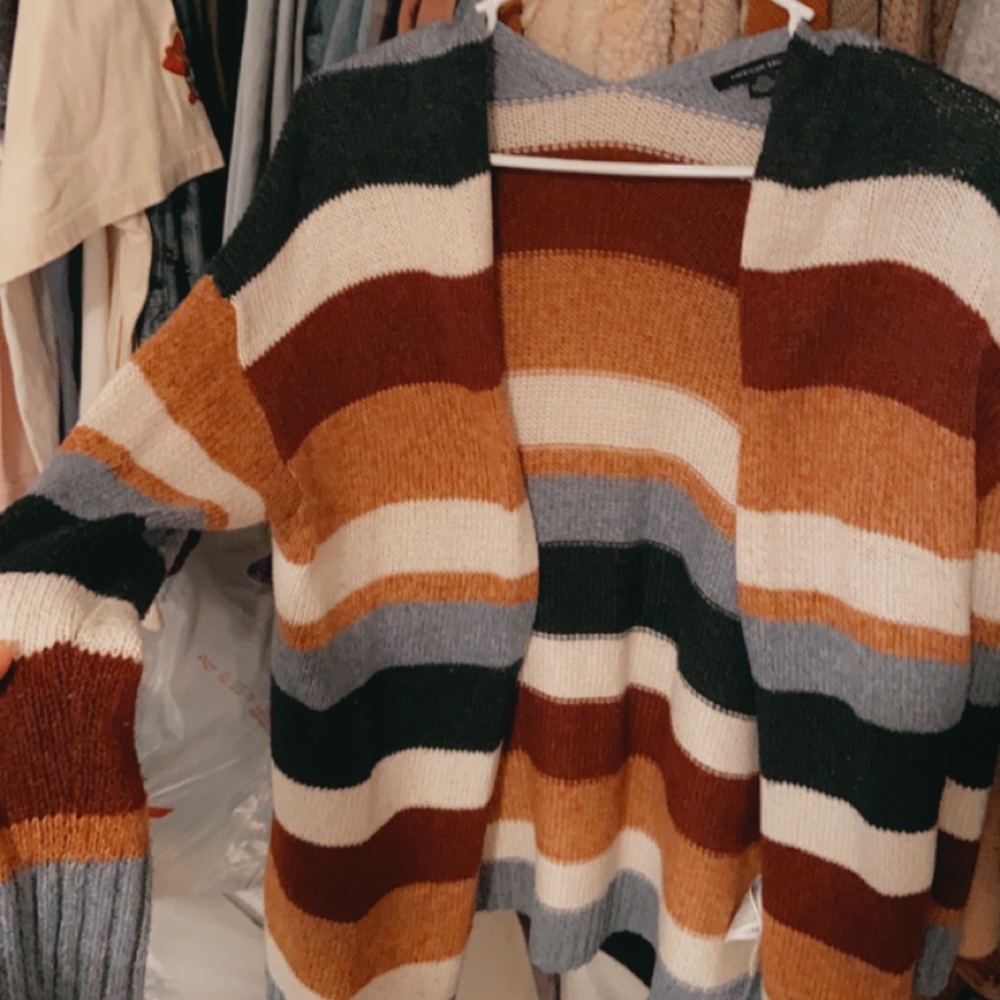 adorable multicolored cardigan